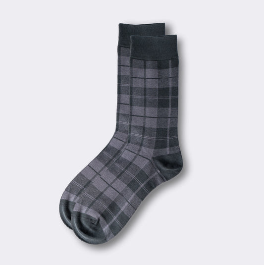 Wallace Grey Tartan Socks