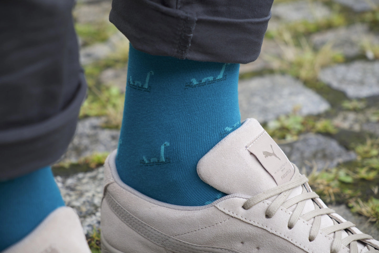 Loch Ness Monster Socks