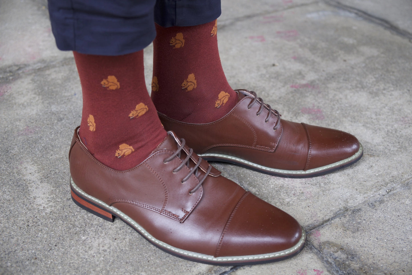 Red Squirrel Socks