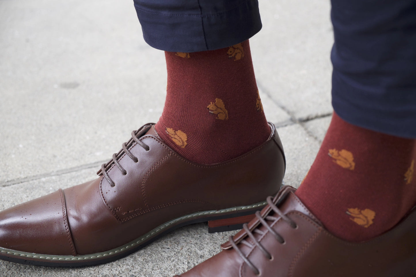 Red Squirrel Socks