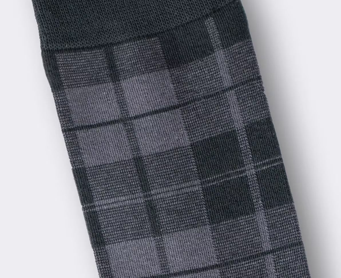 Wallace Grey Tartan Socks