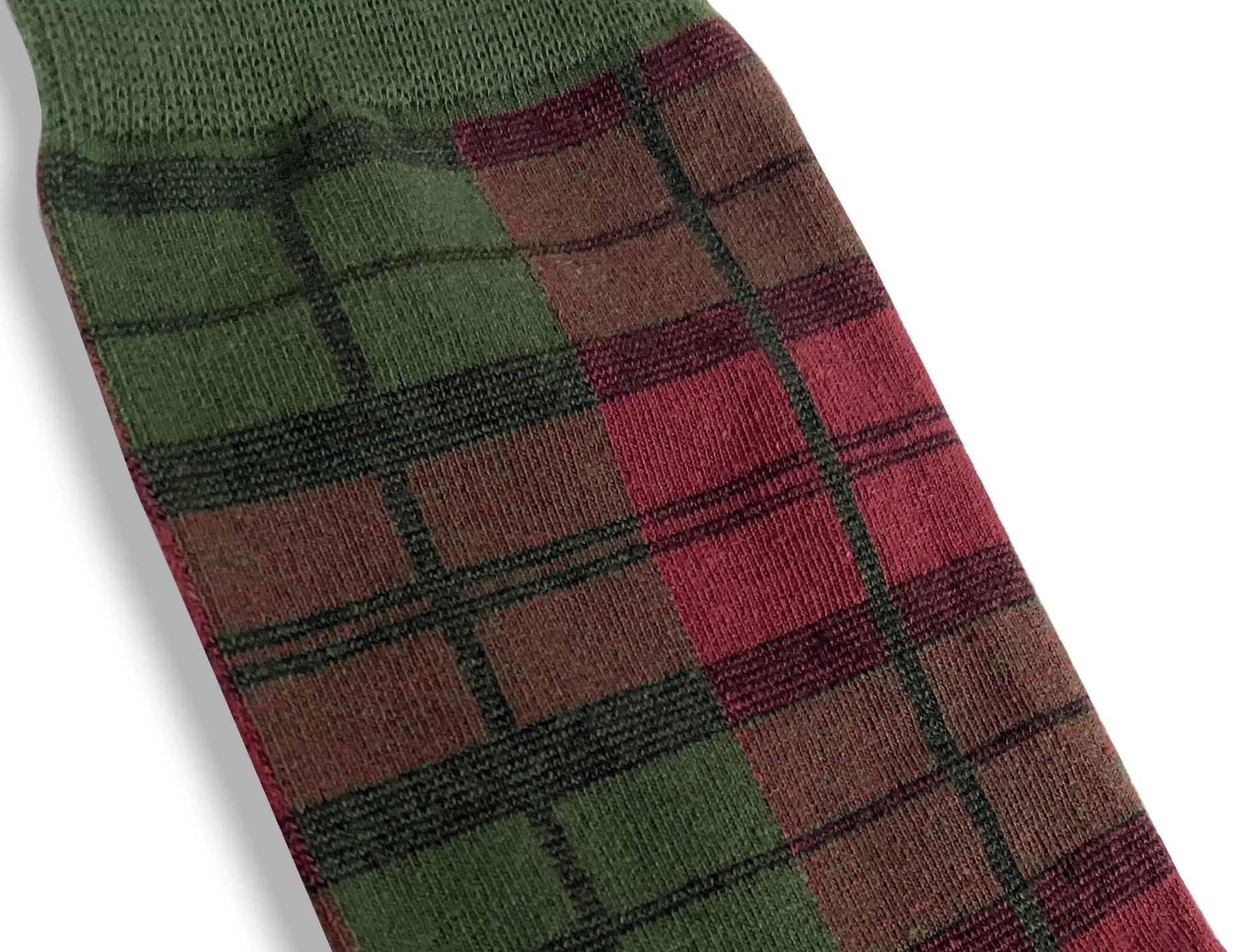 red green tartan socks clan lindsay lindsey unique gift for men him